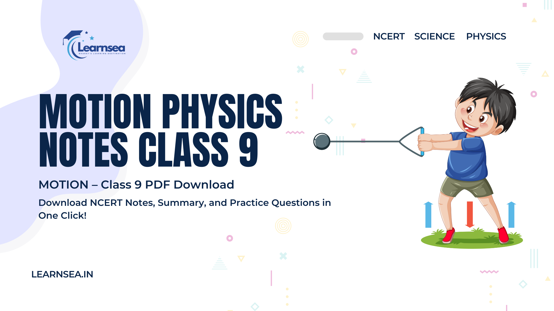MOTION CLASS 9 NOTES PDF DOWNLOAD