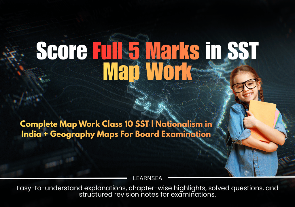 Class 10 History map practice with important centres for CBSE board exam.