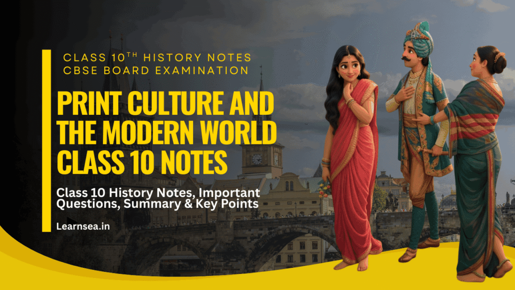 Print Culture and the Modern World Banner Learnsea.in