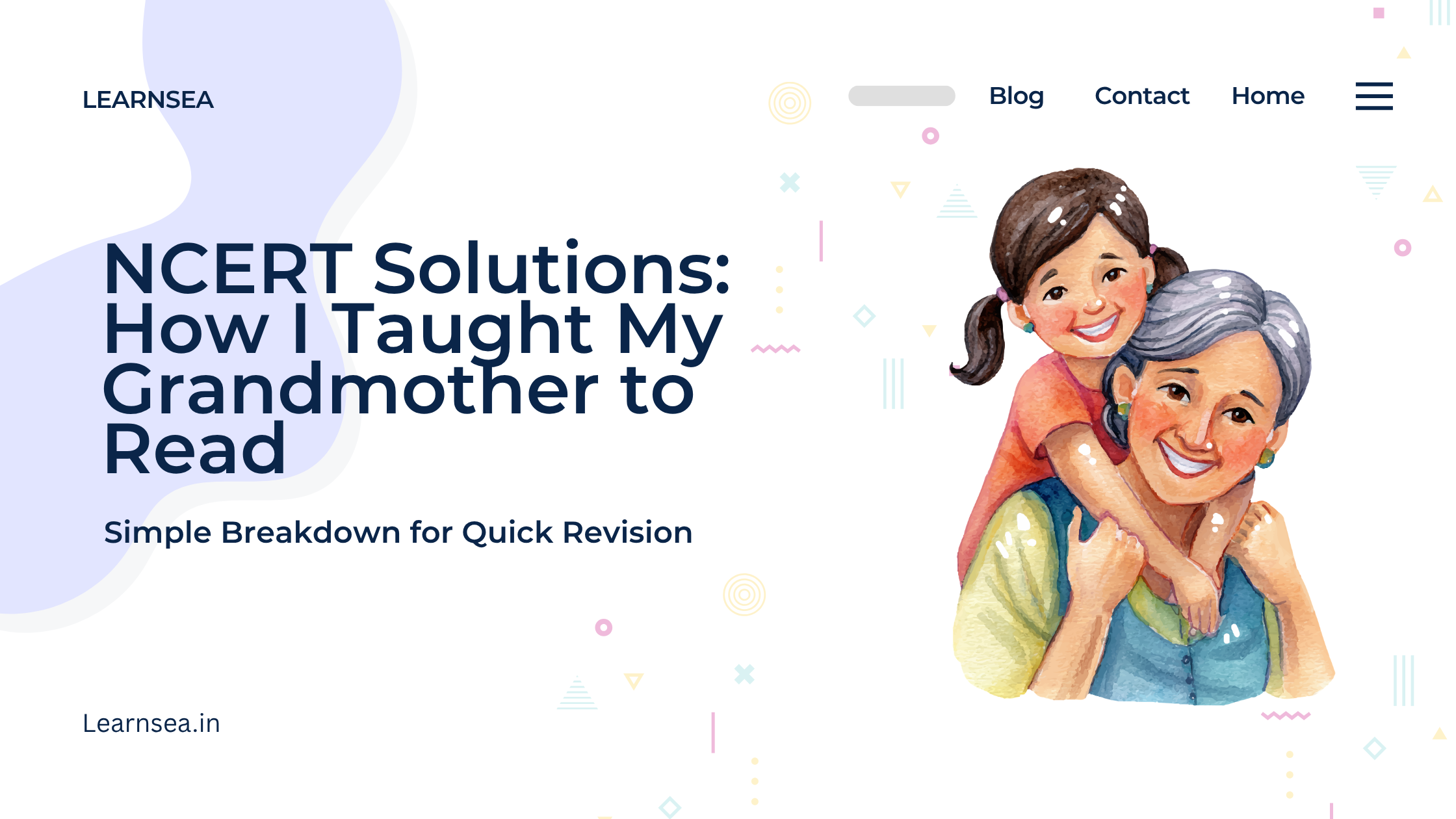 NCERT Solutions: How I Taught My Grandmother to Read